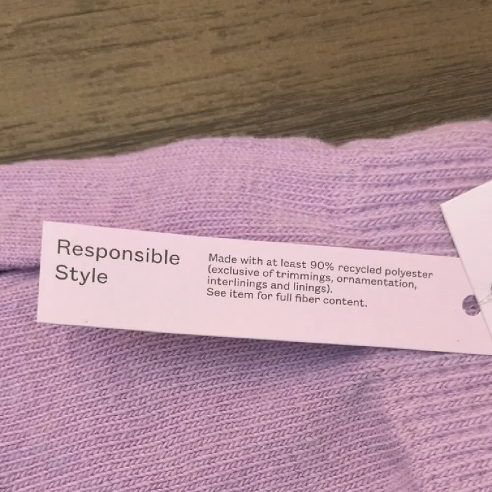 Wild Fable Light Purple Knit Gloves NWT